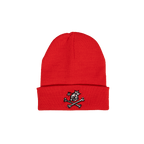 Jester and Bones Beanie - Red