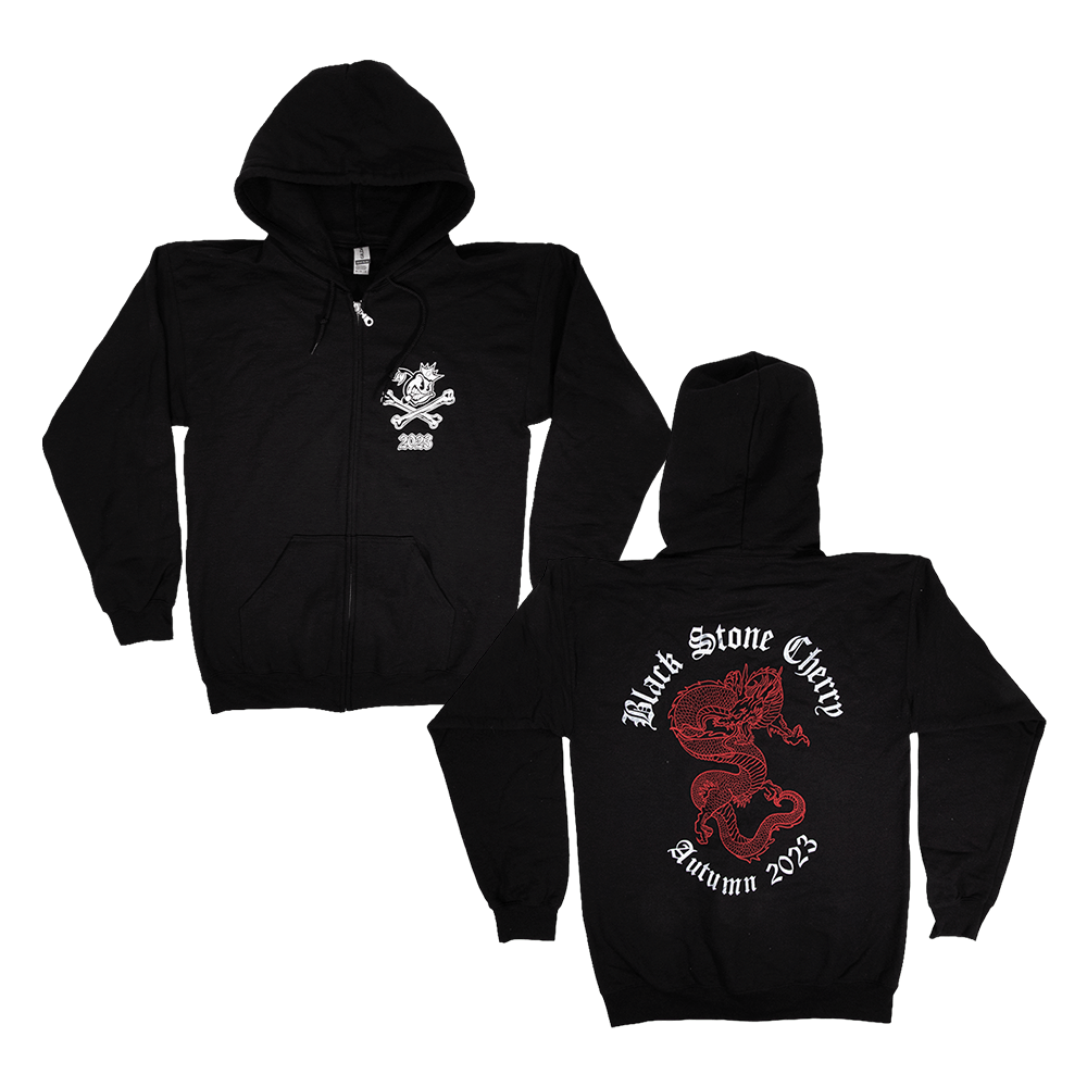 Dragon UK 2023 Tour Zip Hood - Black