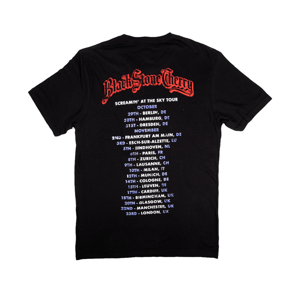 Mountain Tee UK/EU Tour Tee - Black
