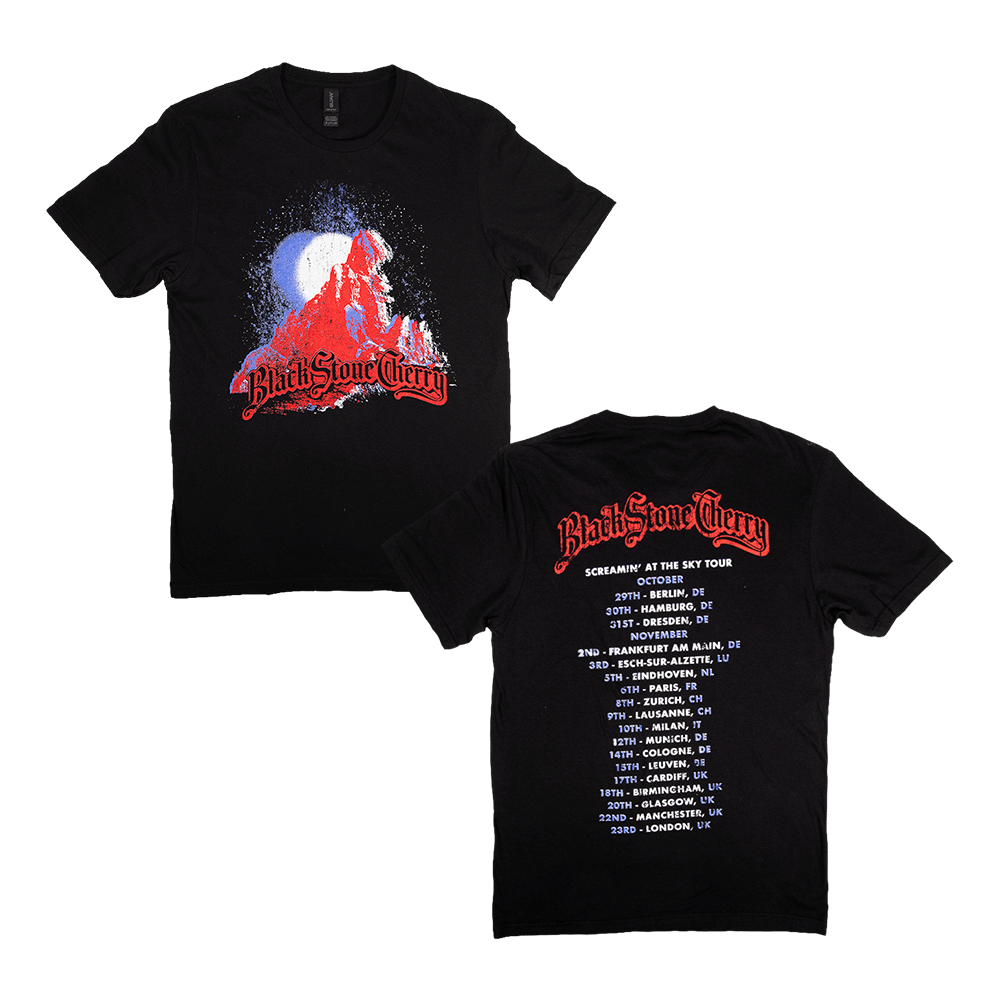 Mountain Tee UK/EU Tour Tee - Black