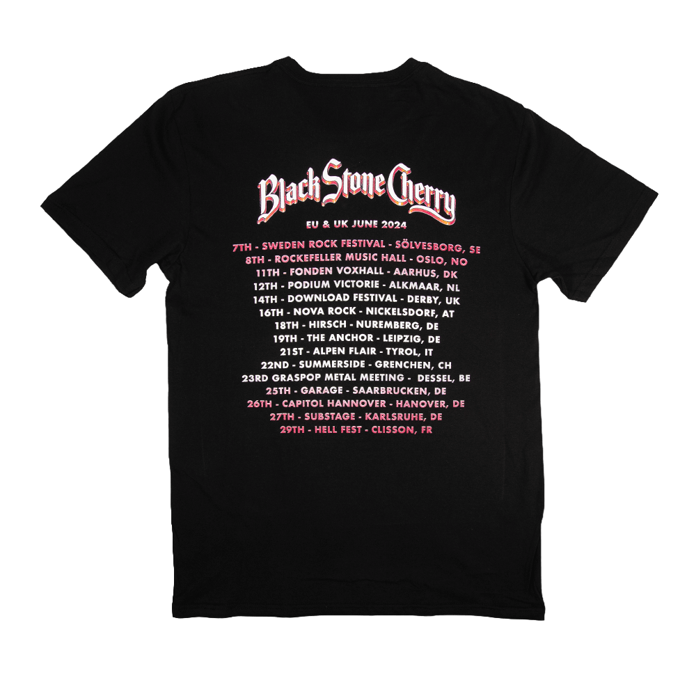 SATS EU/UK 2024 Tour Tee - Black
