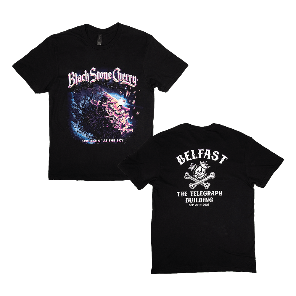 SATS 23 Belfast Event Tee - Black